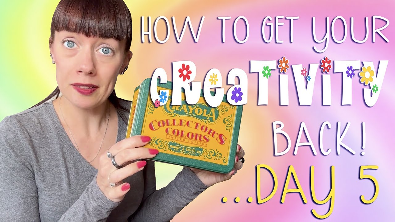 Small Business Diaries: Day 5 of Getting My Creativity Back 🎨 Color with Me Using CRAYONS! 🖍️