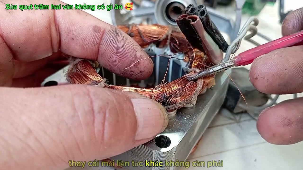 SỬA CÂY QUẠT GIÁ TRĂM HAI, THỢ VẪN KÊU 