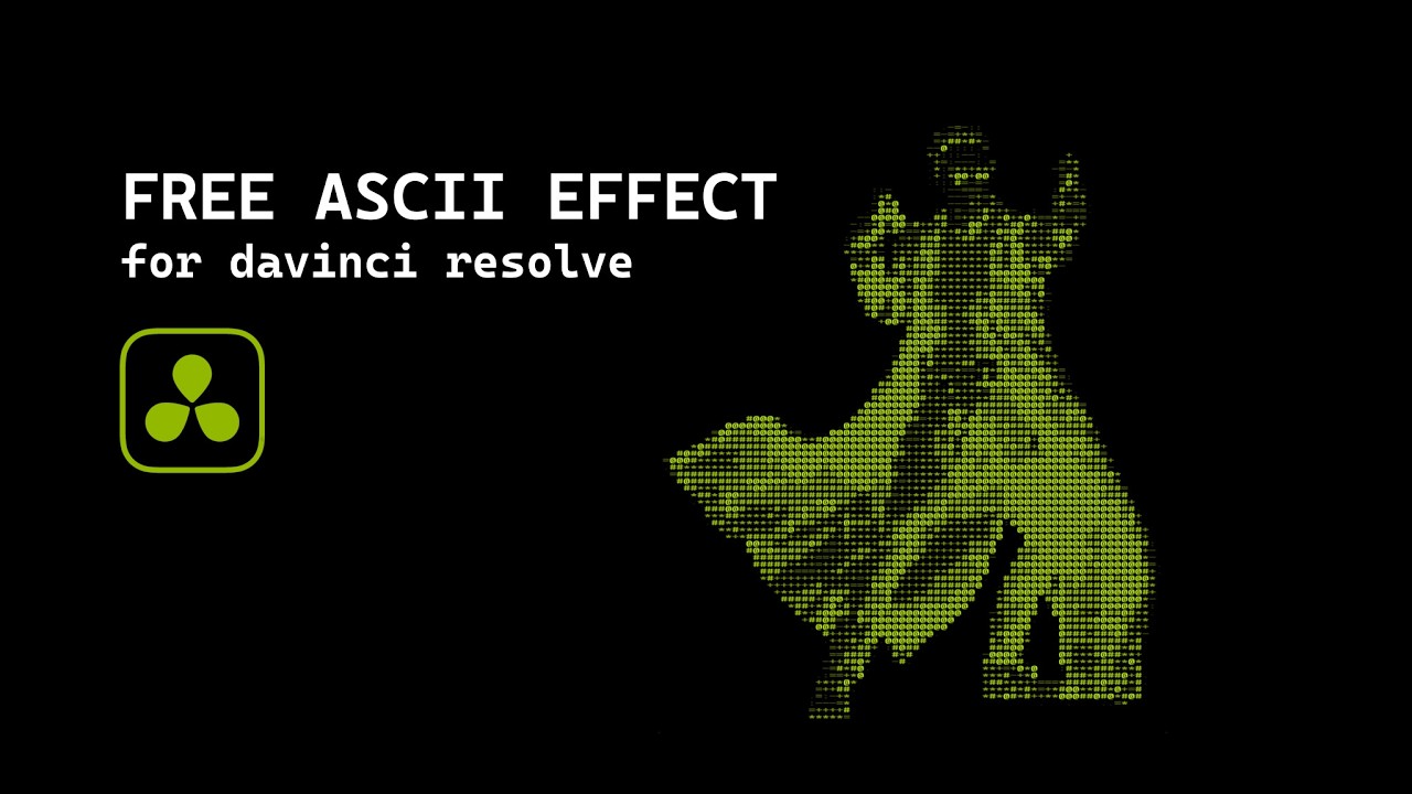 This FREE effect turns anything into ASCII art!