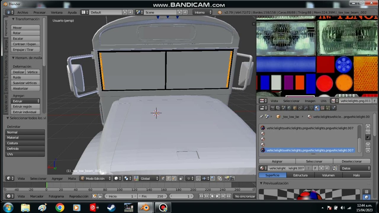 Agregar Más Luces A Un Mod De Protón Bus Simulator Blender 2.79 Parte 4