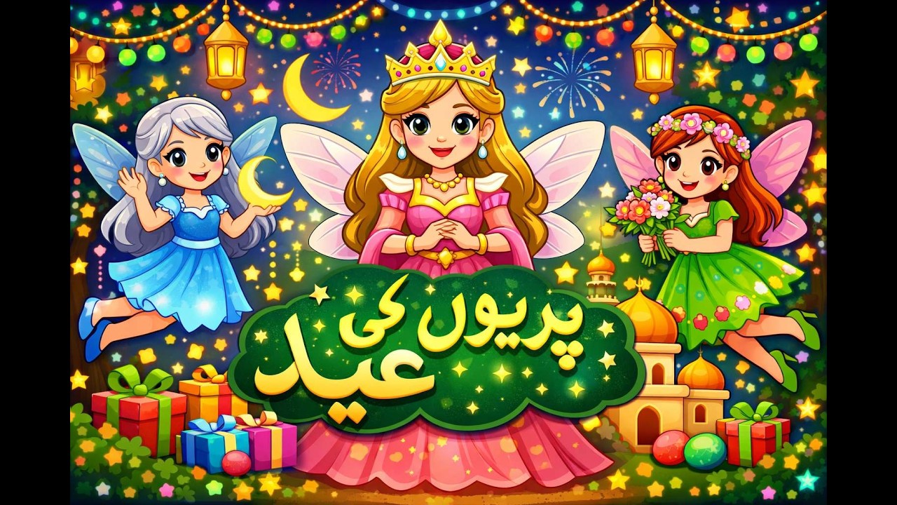 🧚‍♀️ Eid Special 2026  پریوں  کی عید خوبصورت کہانی  Urdu Cartoon 🌙past2