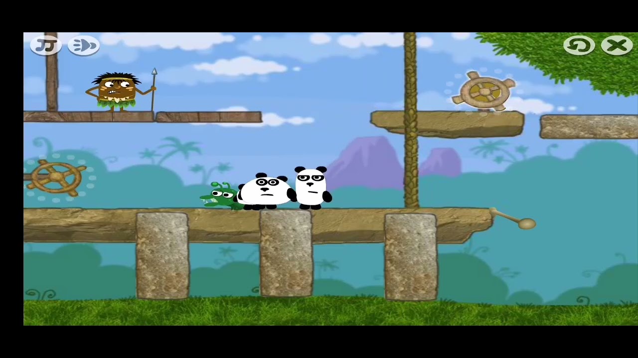 Gameplay(3 Pandas)Con Audio y En el celular.(Completo).