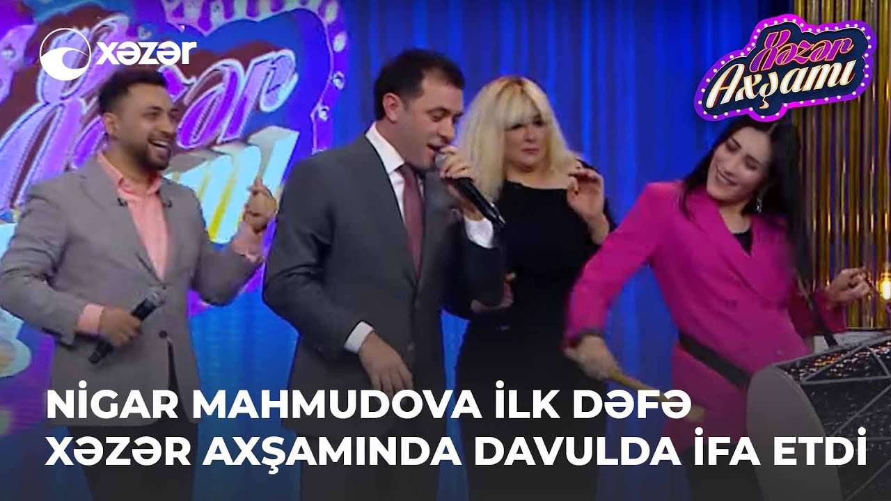Nigar Mahmudova İlk Dəfə Xəzər Axşamında Davulda İfa Etdi