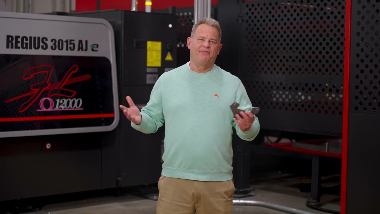 Livingston & Haven's New Amada 12kW Fiber Laser in Action