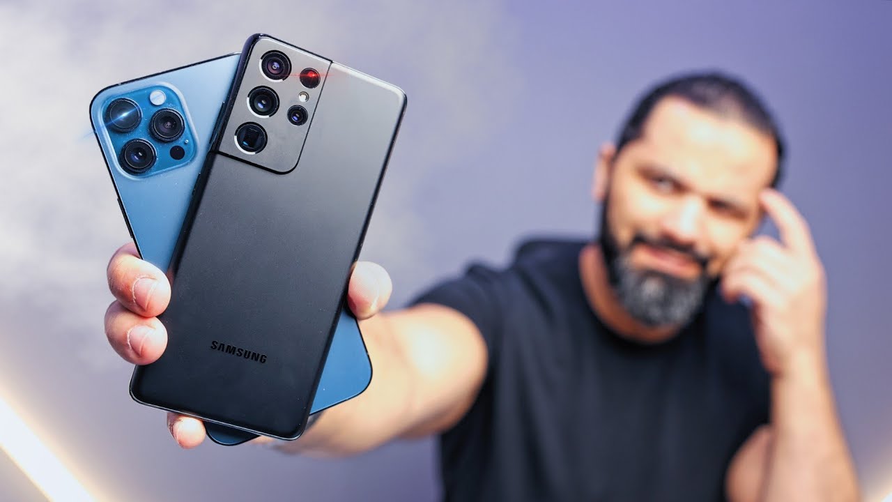 iPhone 12 Pro MAX 🔥 Samsung S21 ULTRA ||  البطل الحقيقي
