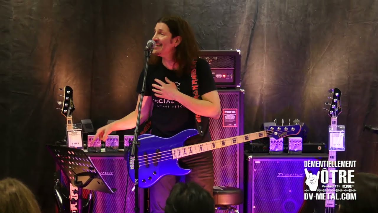 Frank Bello Anthrax bass clinic Long & McQuade Québec Canada 2026.03.05 FULL 4K