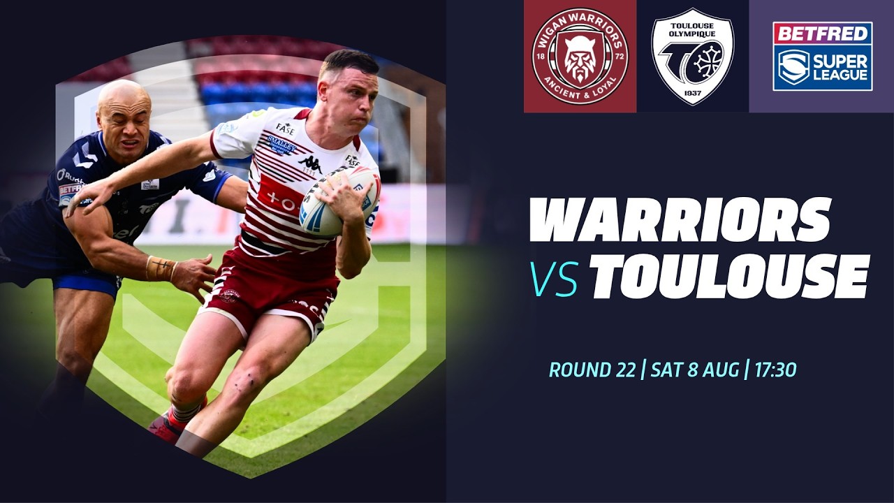 Лучшие моменты | Wigan Warriors против Toulouse Olympique | Betfred SuperLeague 2026, 22-й тур