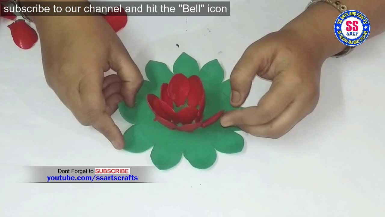 DIY Plastic spoon flower craft || Arts & crafts Reuse idea || Best out of waste