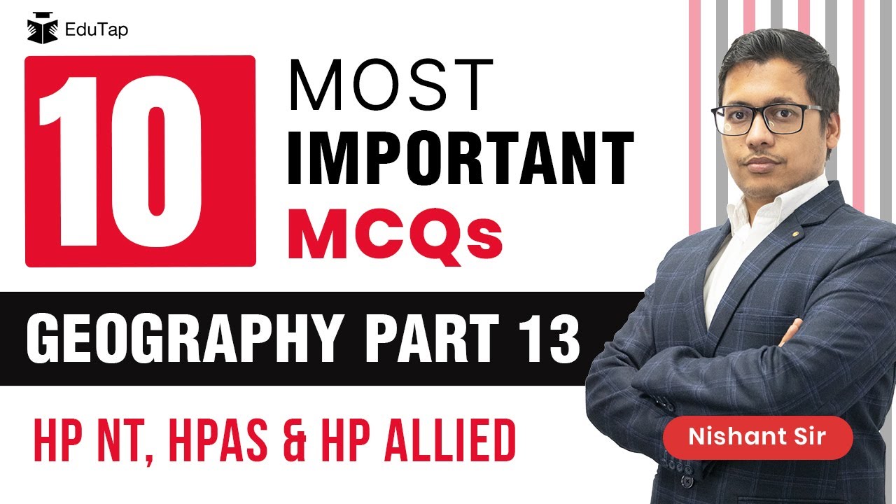 Important MCQs & Revision of Geography | HPAS Prelims & Mains Preparation Strategy | HP NT, HPAS