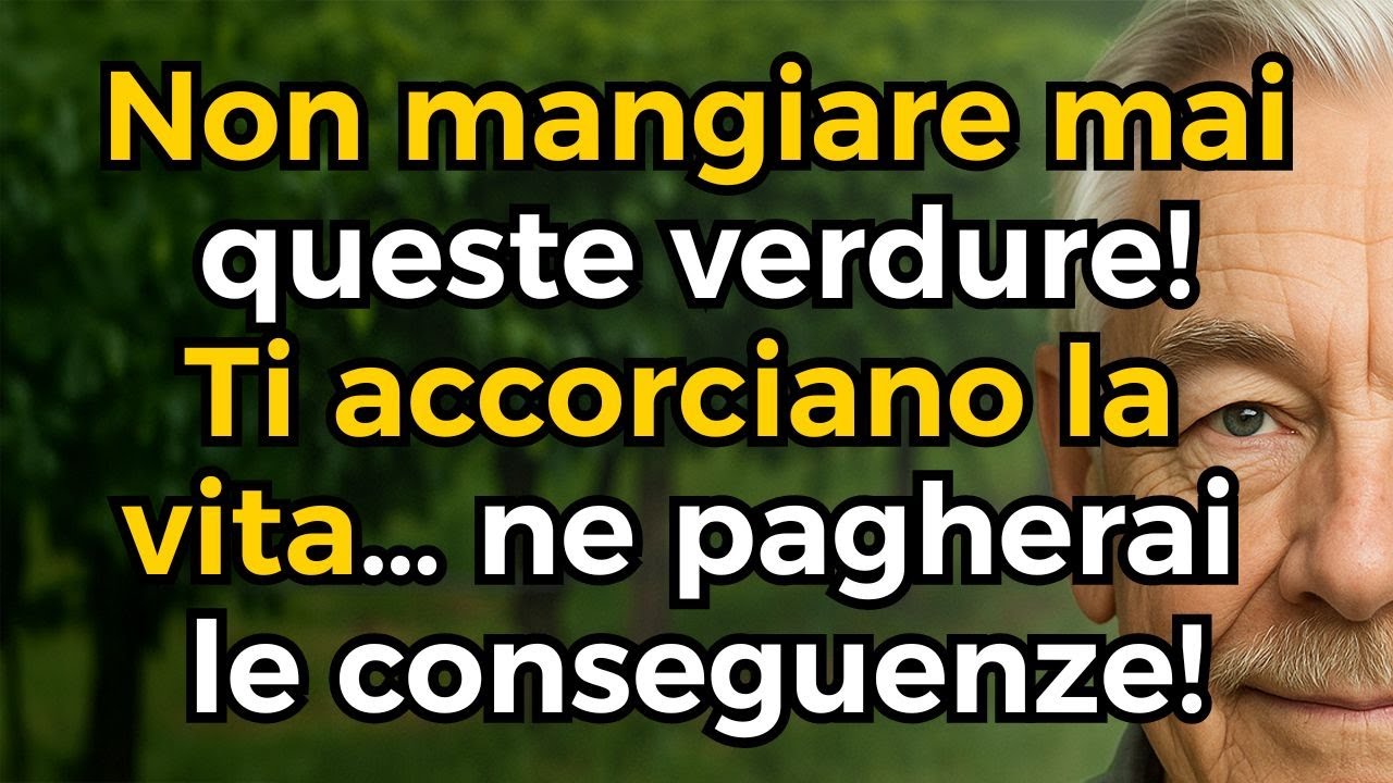 Anziani: 3 verdure da NON toccare mai e 3 che DEVI mangiare | Salute Degli Anziani