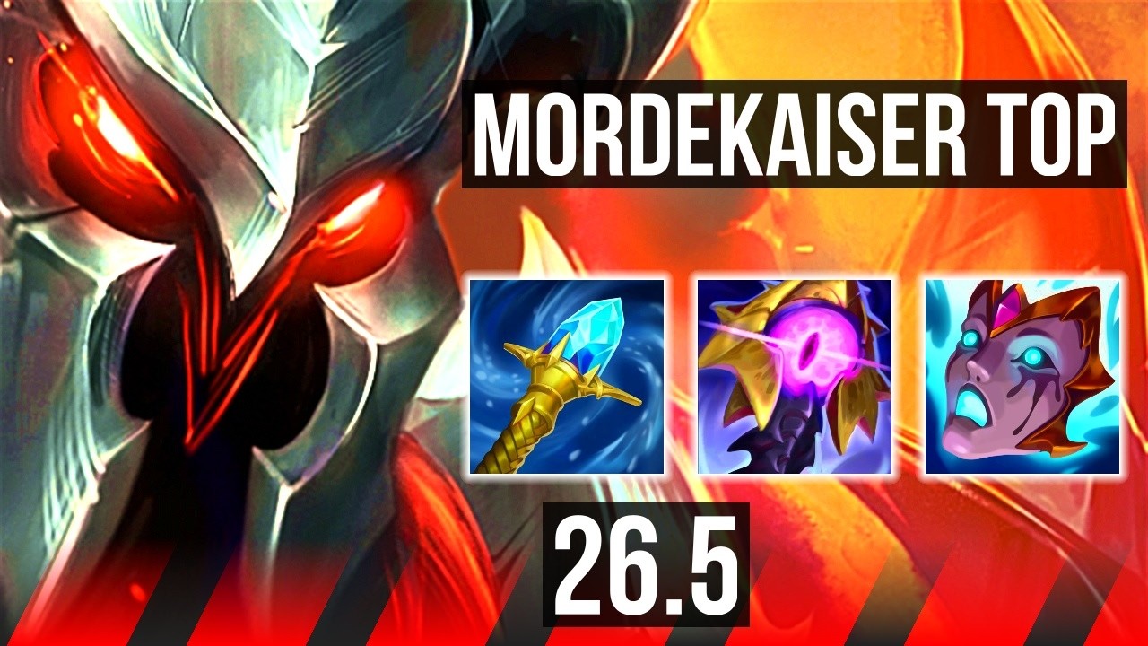 MORDEKAISER vs MALPHITE (TOP) | Good KDA: 16/2/5 | EUW Master | 26.5