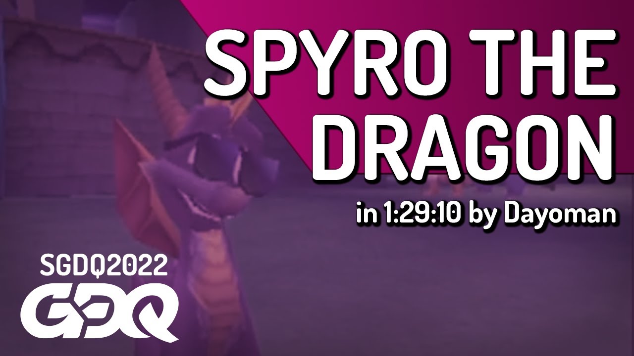 Spyro the Dragon by Dayoman in 1:29:10 - Summer Games Done Quick 2022