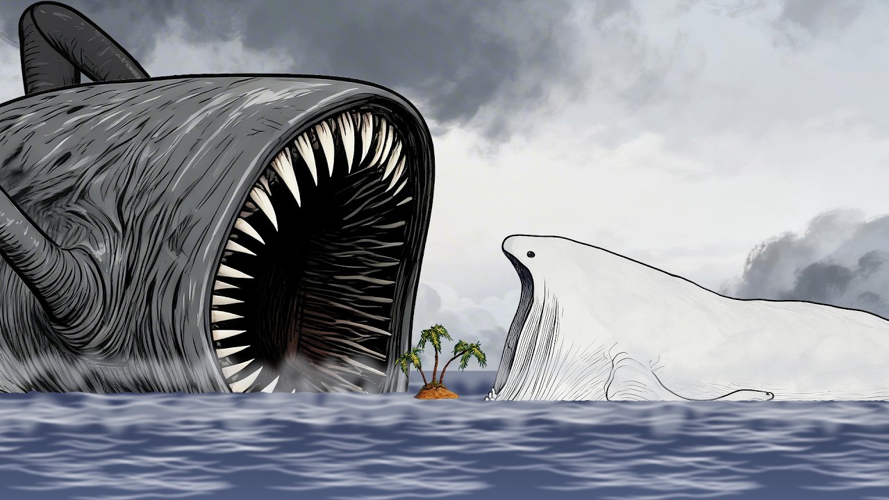 Sea Eater vs The Bloop | Terrifying Deep Sea Kaiju Animation Battle in the Dark Ocean