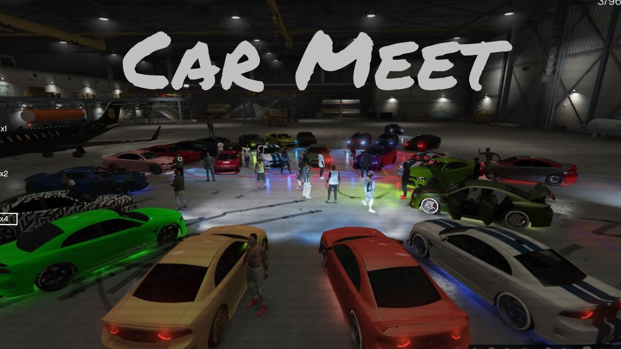 *LIVE HUGE MOPAR | HELLCAT & SCATPACK CAR MEET | GTA 5 NEW DLC UPDATE!