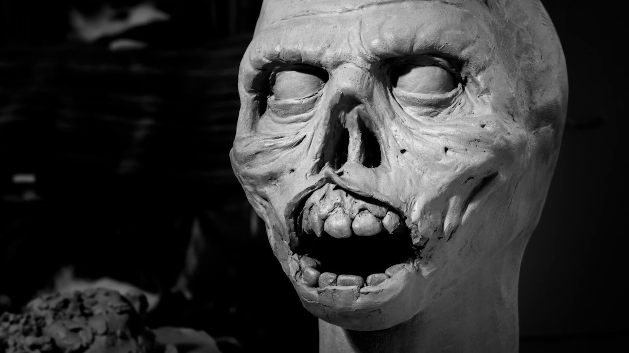 Zombie sculpt in WED clay - Part 2
