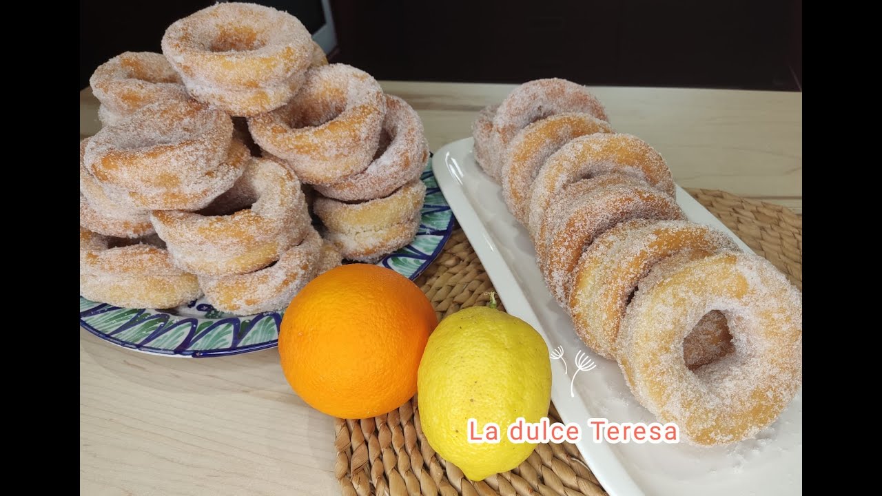 Roscos de huevo t&iacute;picos de Padul - Granada. Duran 7 d&iacute;as tiernos. Roscos fritos
