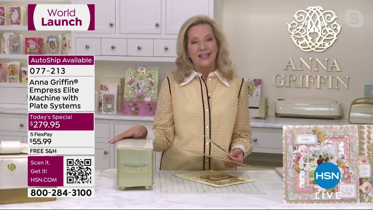 Anna Griffin Empress Elite Machine with Plate Systems Au...