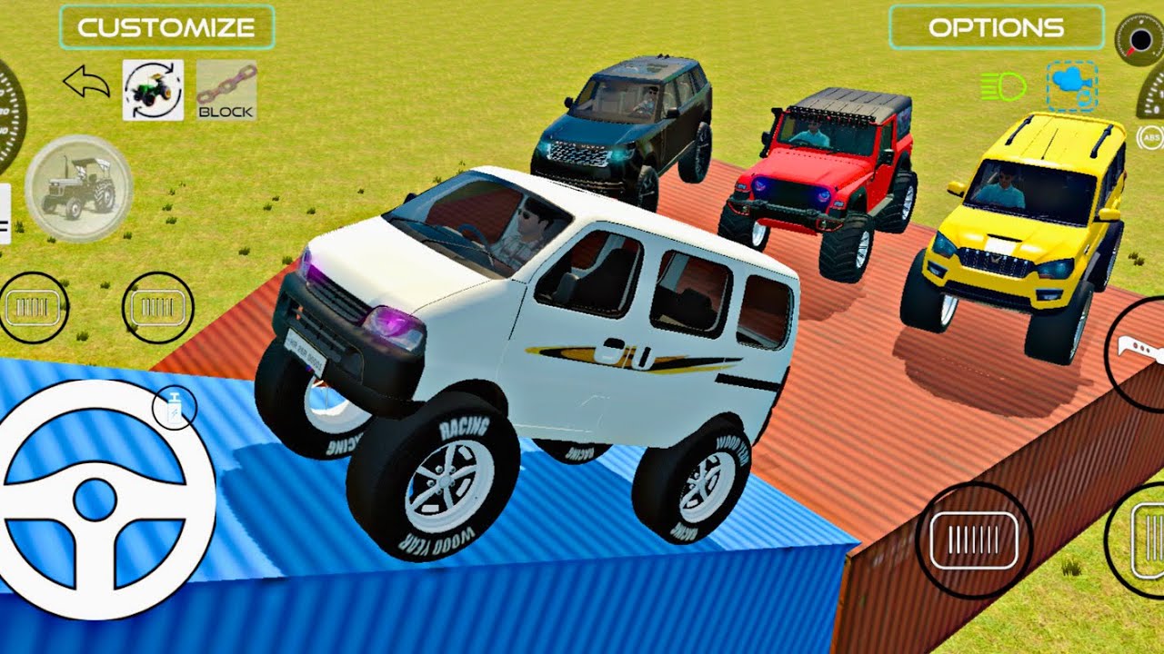 Drive Dumper and Unloading Stone From Dumper Truck in Game 🔥#thar #fortuner #scorpio #car #gameplay 