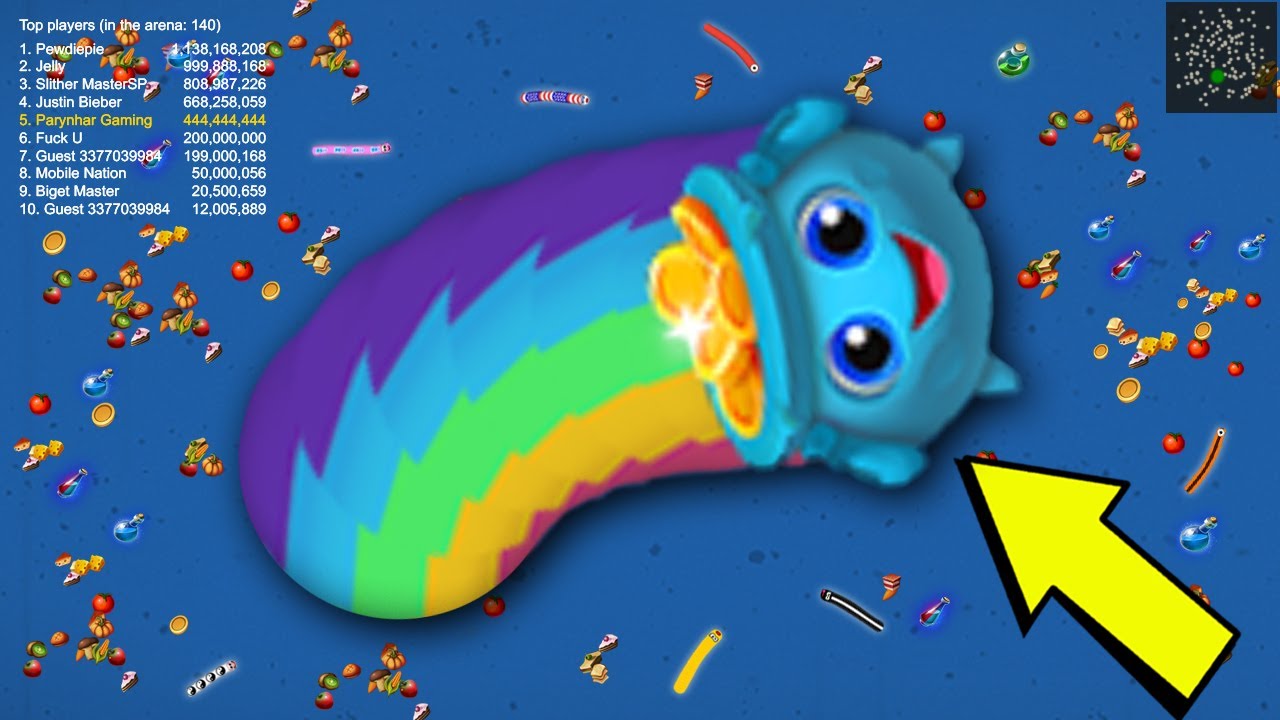 Worms Zone Unlocked New Skin (Pot)