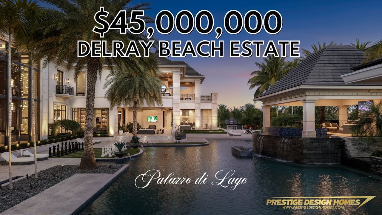 $45,000,000 Palazzo di Lago Delray Beach, FL
