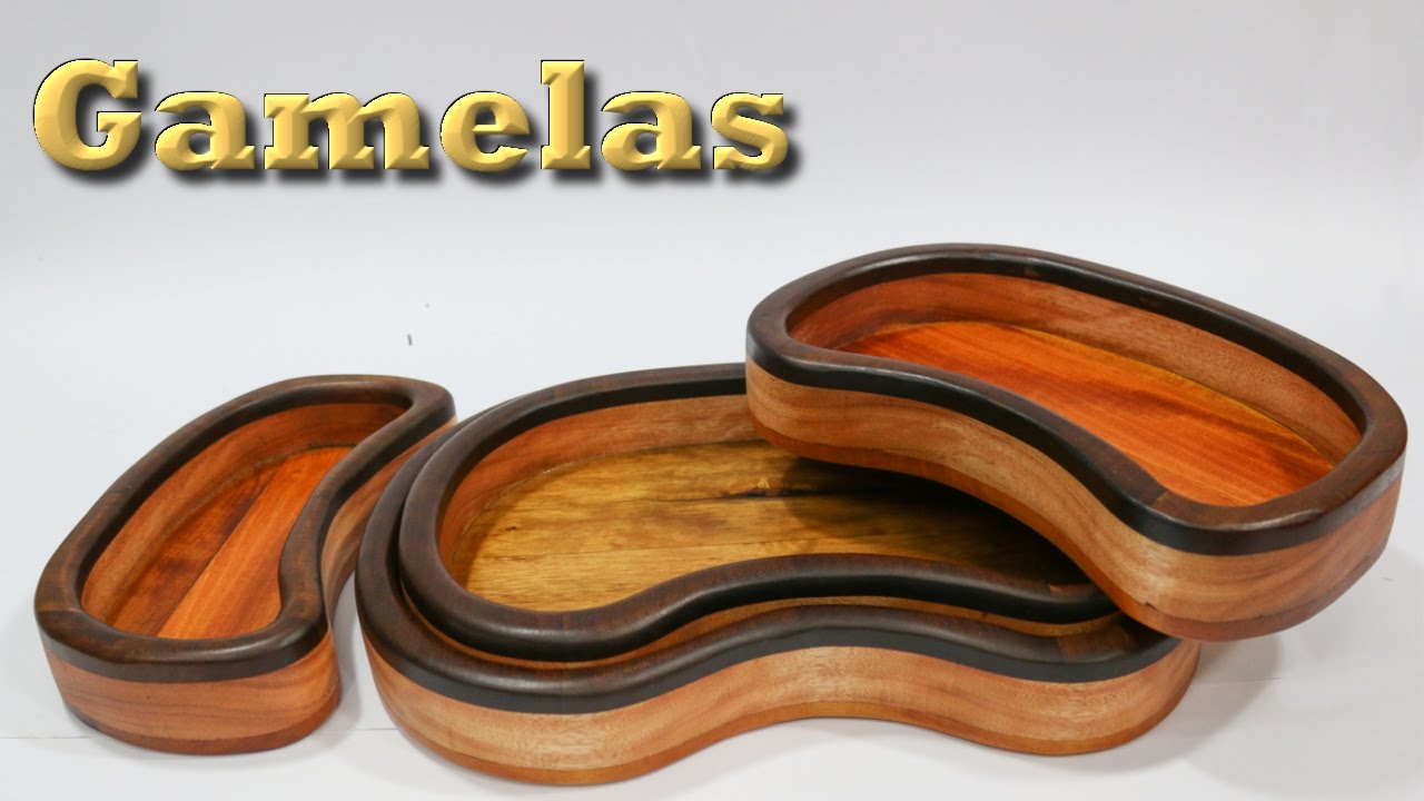 Gamelas (tijela) de madeira - Como fazer com apenas 3 ferramentas