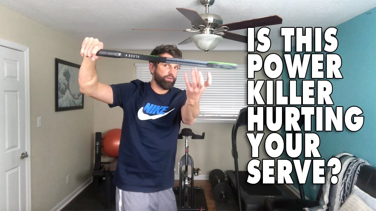 Is This Power Killer Hurting Your Tennis Serve?