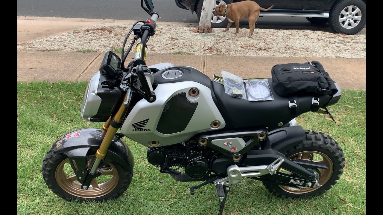 2022 Grom ABS 14t front sprocket and Healtech Speedo Healer fitting, set up and wiring harness fix