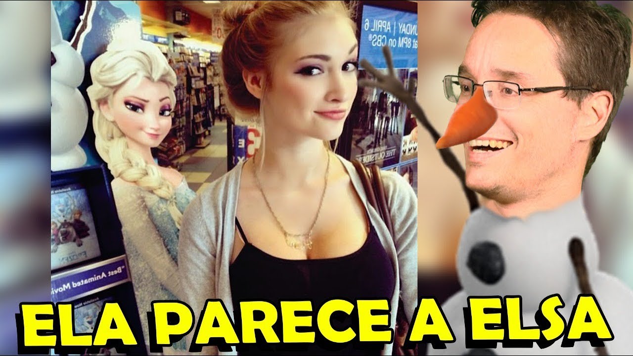 ESSA MULHER É IGUALZINHA A ELSA DO FROZEN - Pessoas que parecem personagens famosos