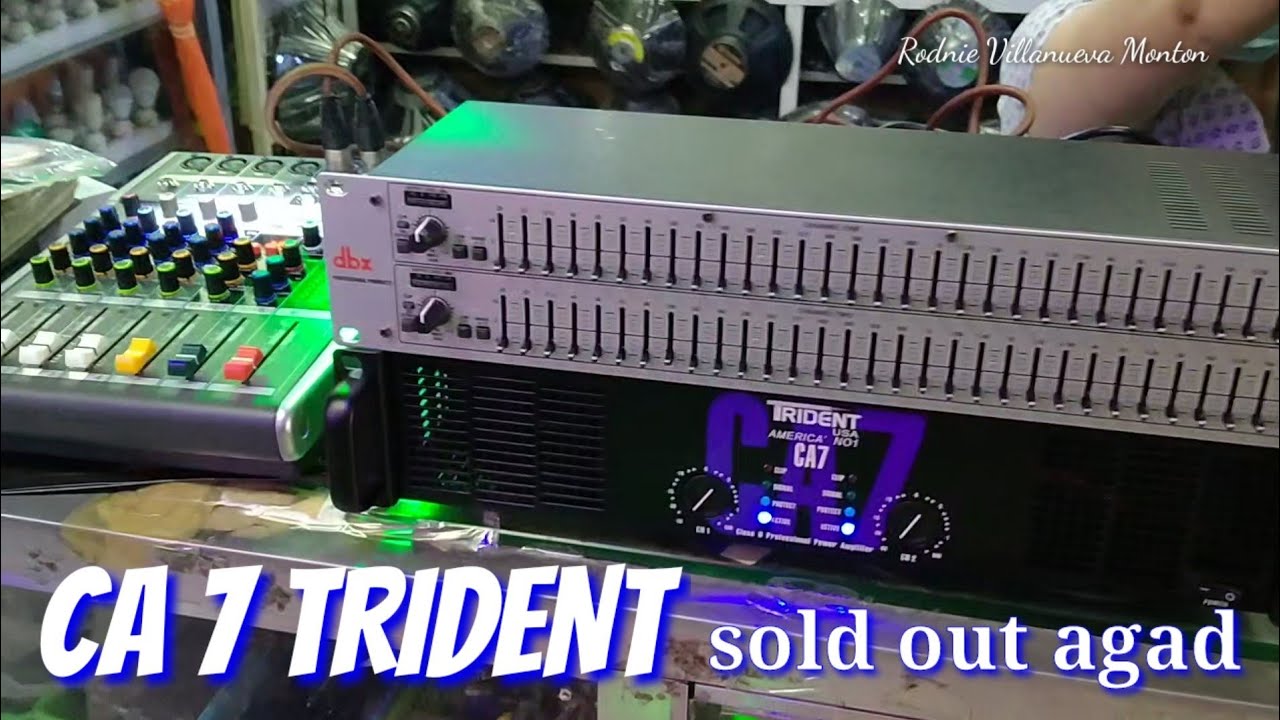 TRIDENT CA 7 LANG MALAKAS/SOUND CHECK CA 7,BF 885 CROWN,BF15SW PASSIVE SUBWOOFER,EQ 321 DBX,GX5000