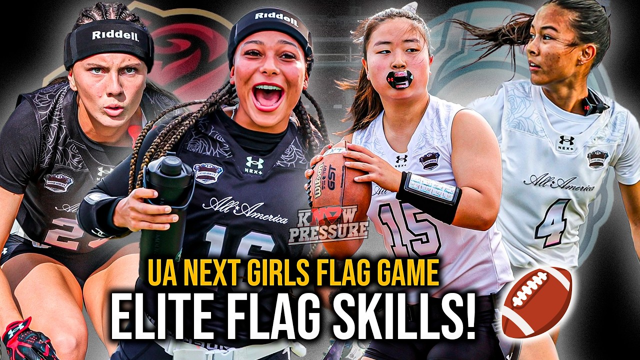 GIRLS FLAG FOOTBALL ELITE! 🏈 Team Roses vs. Team Pearls | UA Next All-America Game 2026