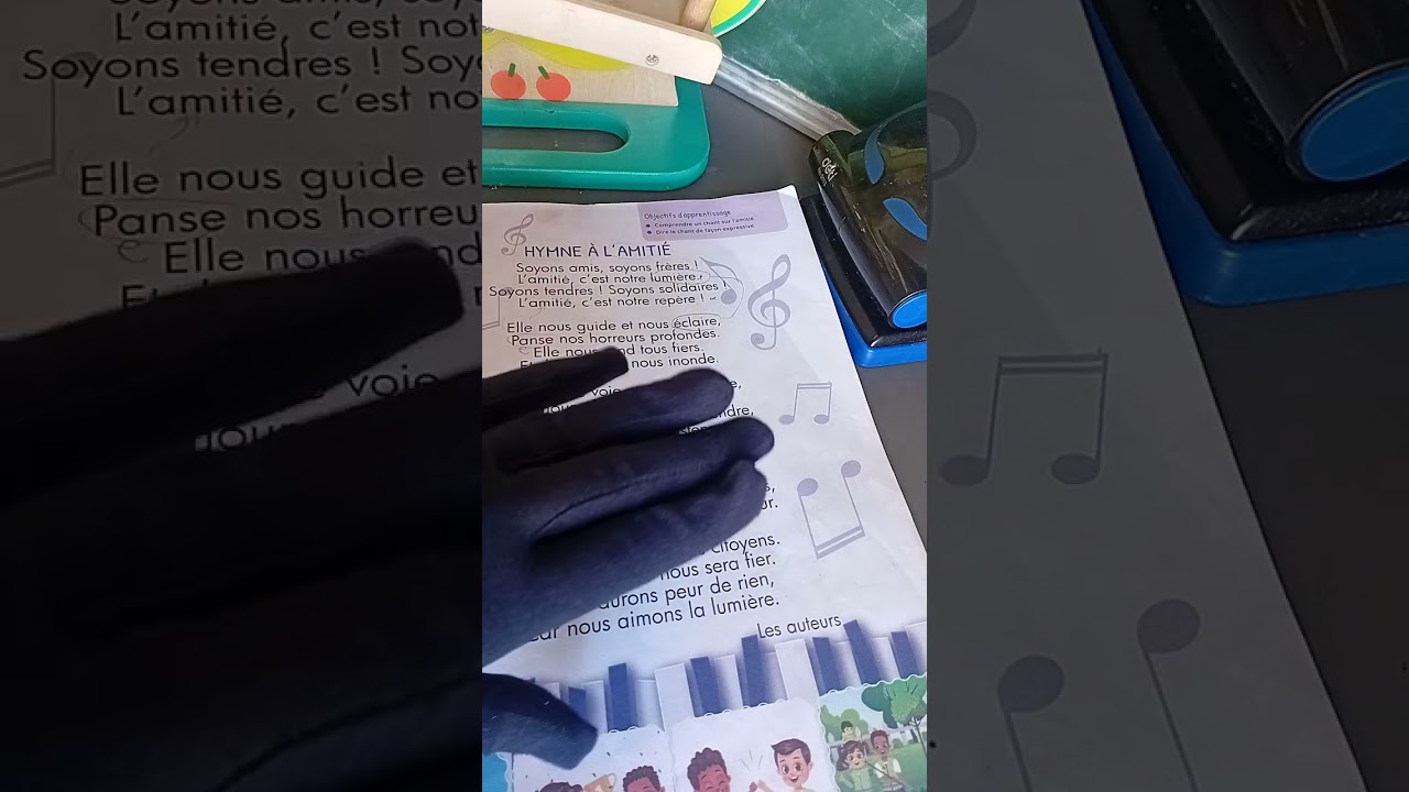 شرح كلمة بكلمة Hymne à l'amitié. Horizon du français CE2 P09