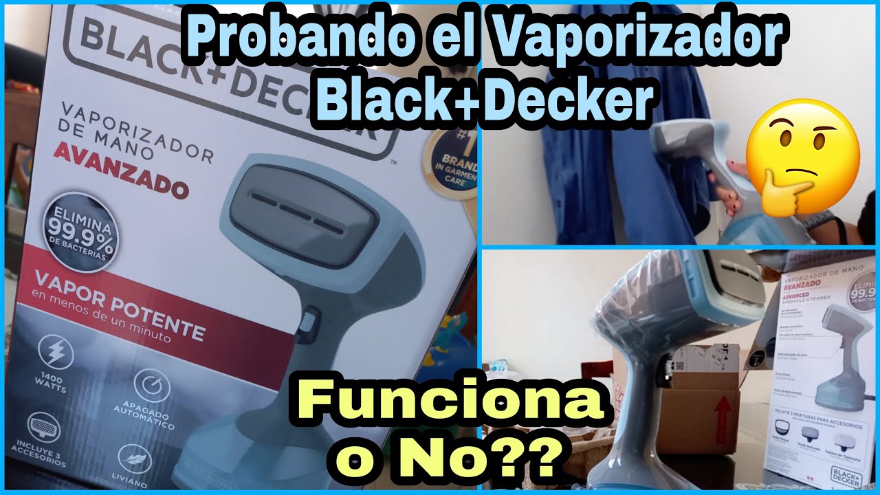 VAPORIZADOR BLACK+DECKER HGS200🤔😭PLANCHA VERTICAL DE MANO #planchavertical