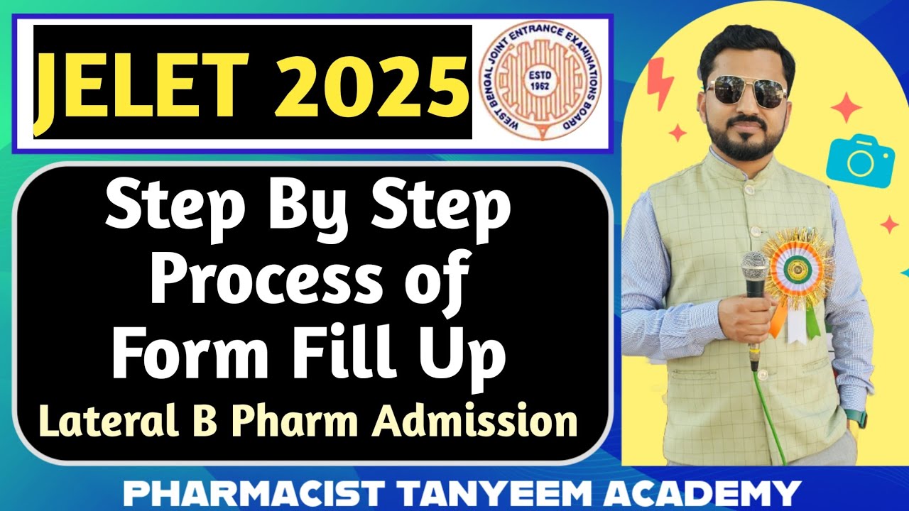 Step By Step Process of Application of JELET 2025 | Verify Email | B Pharm Admission2025 | PTAcademy