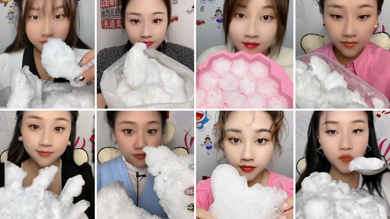 ONLY BITES / FREEZER FROST EATING / SOFT ICE EATING / HARD ICE EATING / ASMR / SOLO BY LZM