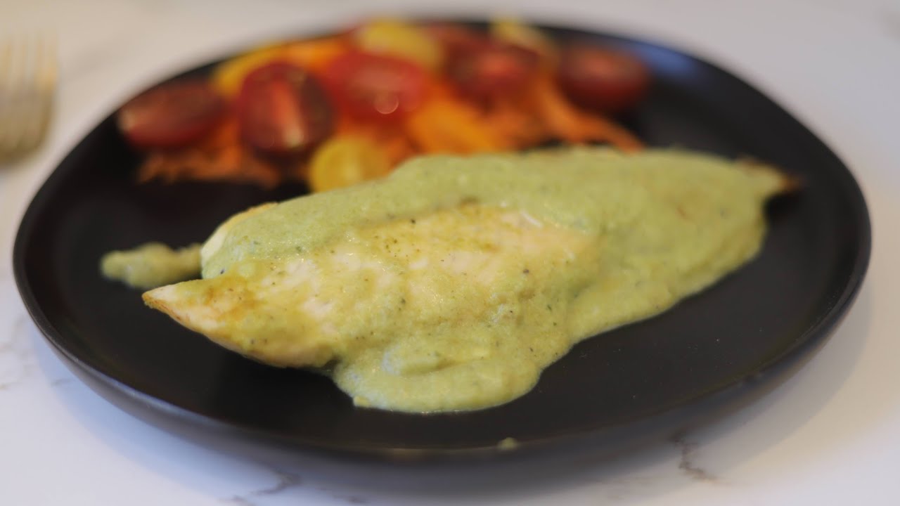 PESCADO en Crema de  Poblano