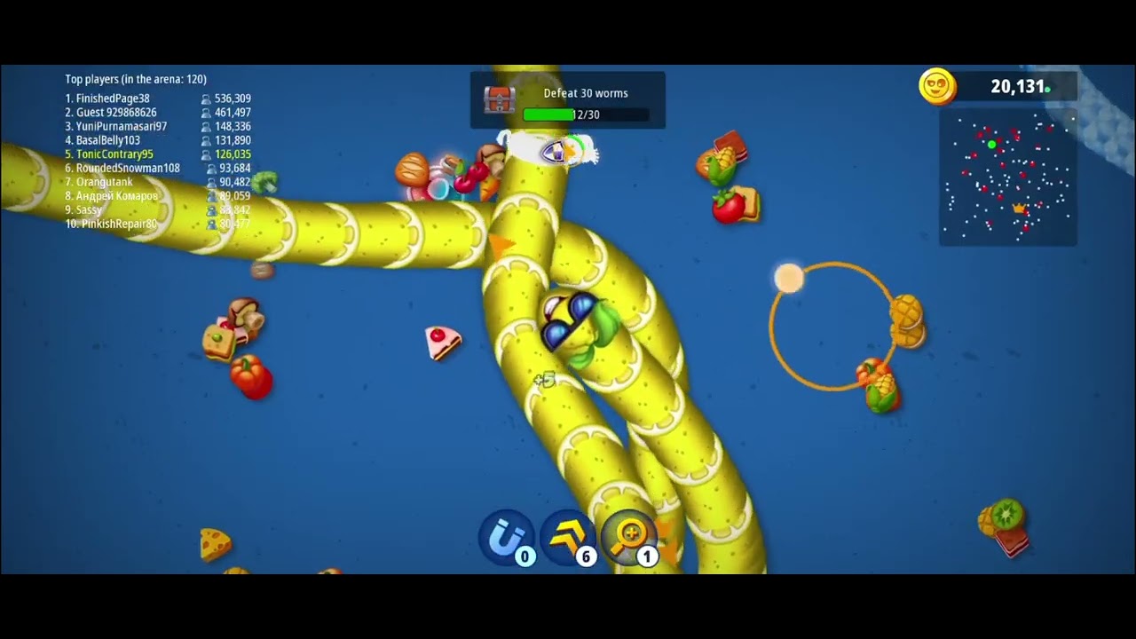 Best of game play 🐛 🪱 zone worm zone kaise khelte hain snake game