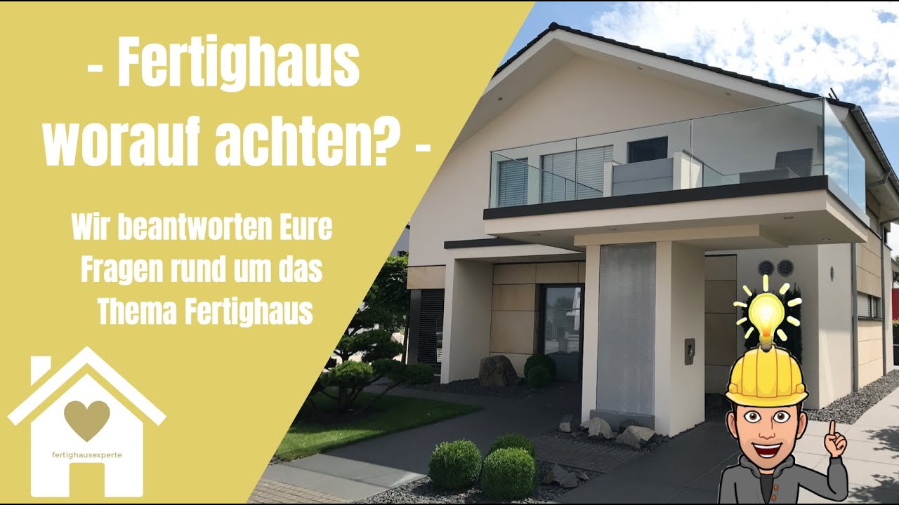 Was es beim Bau eines Fertighauses zu beachten gibt - Podcast