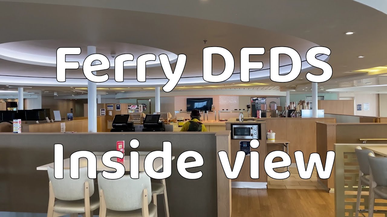 Ferry DFDS inside view