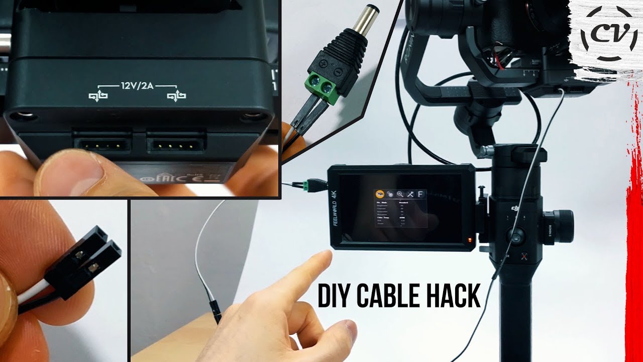 DJI Ronin S 12V Outlet Hack (Access 12V Power Without Overpriced Cable)