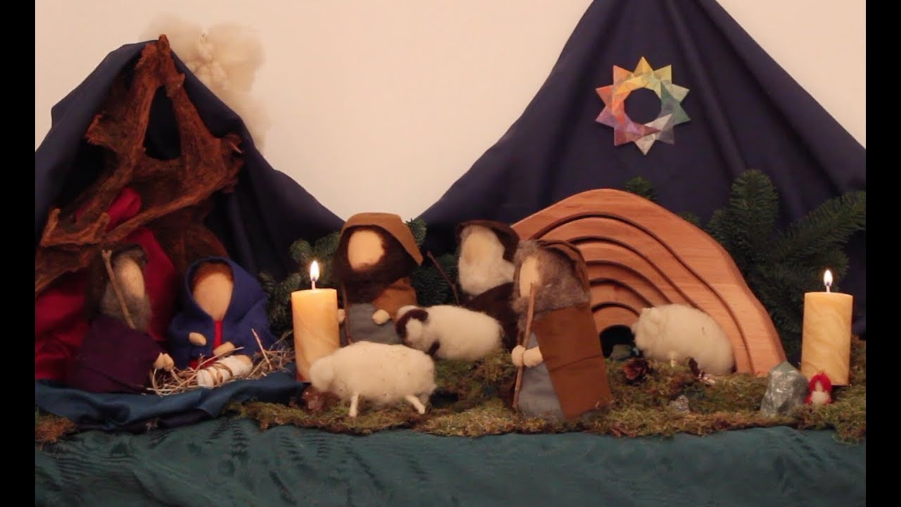Waldorf Jahreszeitentisch im Advent