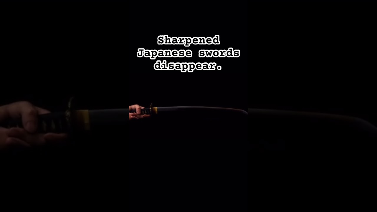【町井勲】Sharpened Japanese swords disappear. #修心流居合術兵法 #isaomachii
