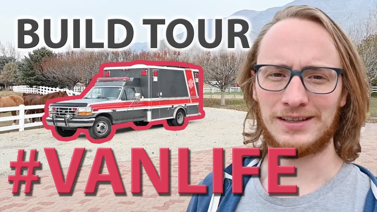 Built tour of ambulance conversion #vanlife
