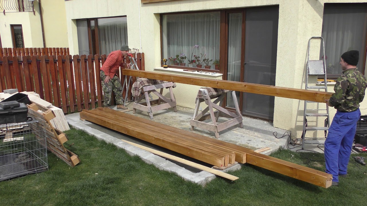 Terasa din Lemn - (Wooden roof over a terrace)