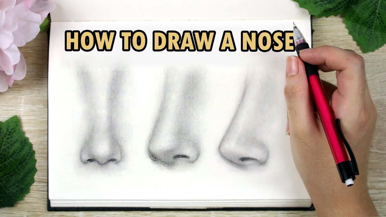 How to Draw a Nose Tutorial for Beginners | Paano Mag-drawing ng Ilong | Tagalog Philippines