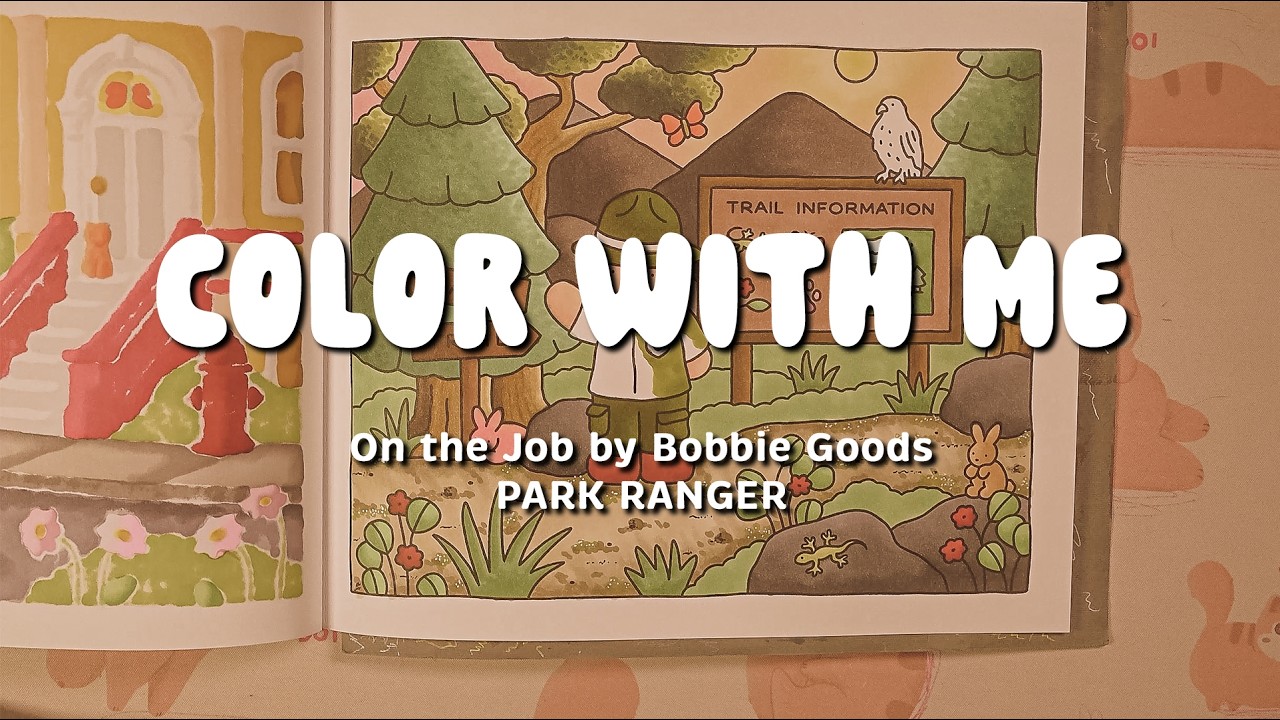 COLOR WITH ME | On the Job by Bobbie Goods | Park Ranger
