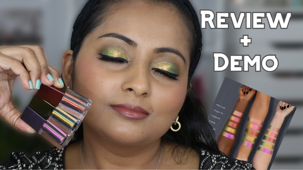 Natasha Denona Chromium Liquid Eyeshadow | Review + Tutorial | Dusky/Tan Skin