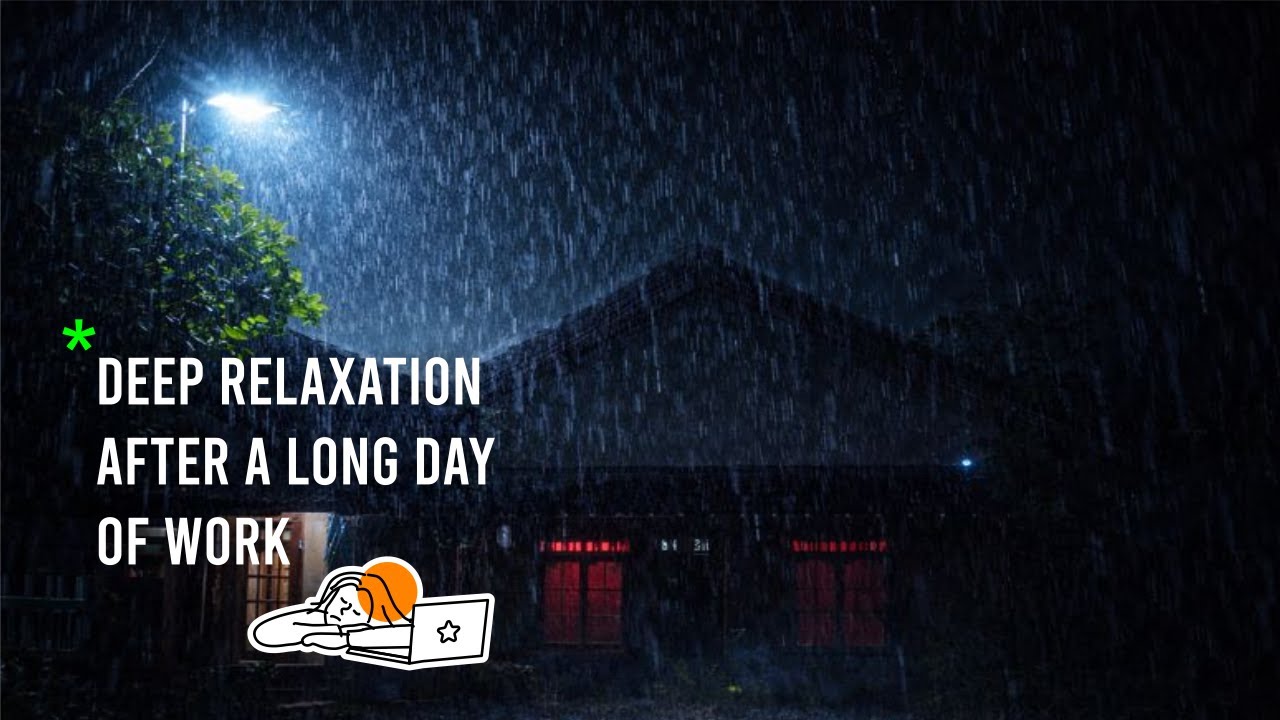 🌧️ Heavy Rain ASMR Night | Relax, Unwind & Fall Asleep After Work