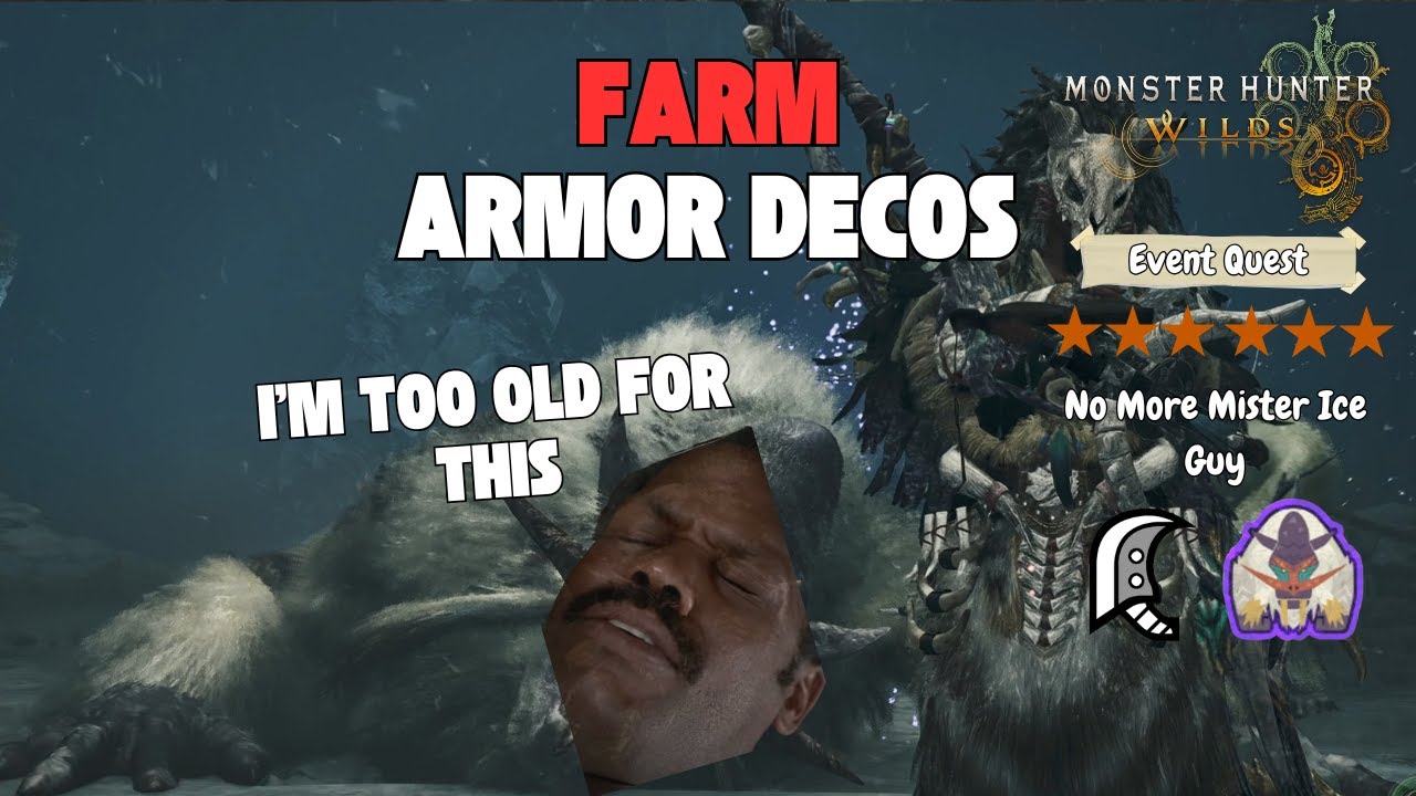 No More Mister Ice Guy | Tempered Blangonga Solo | Armor Deco Farming (MH Wilds)