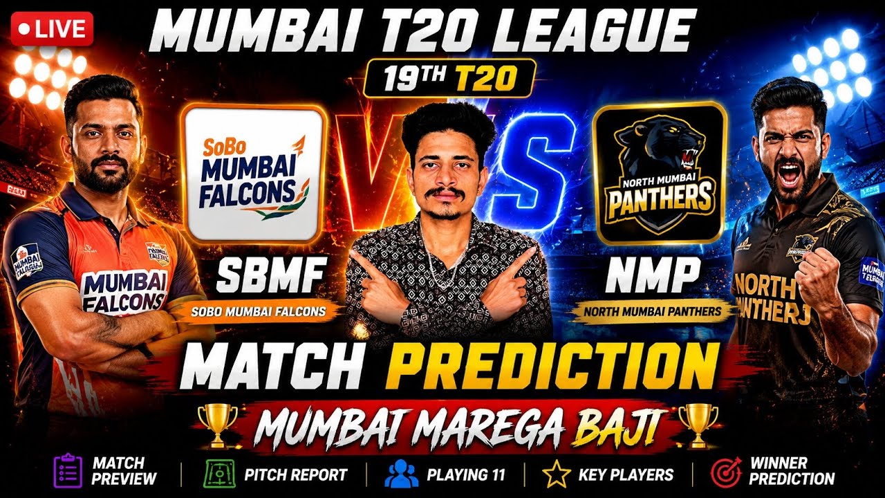 SBMF vs NMP Match Prediction, Mumbai Falcons vs North Mumbai Panthers, SBMF vs NMP who will win t...
