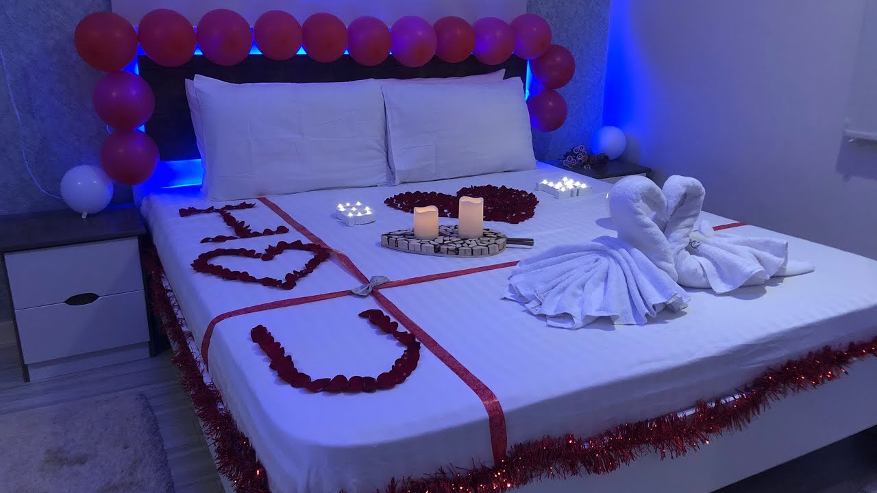 اصنعي معي غرفة نوم رومانسية خطوة بخطوة بأقل التكاليف لأعياد الزواج  وعيد الحب Romantic bedroom